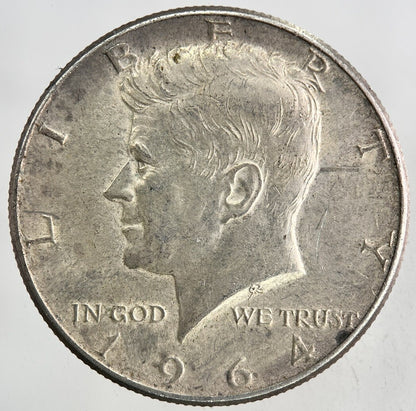 1964 US USA Kennedy Half Dollar Silver Coin | Very High Grade