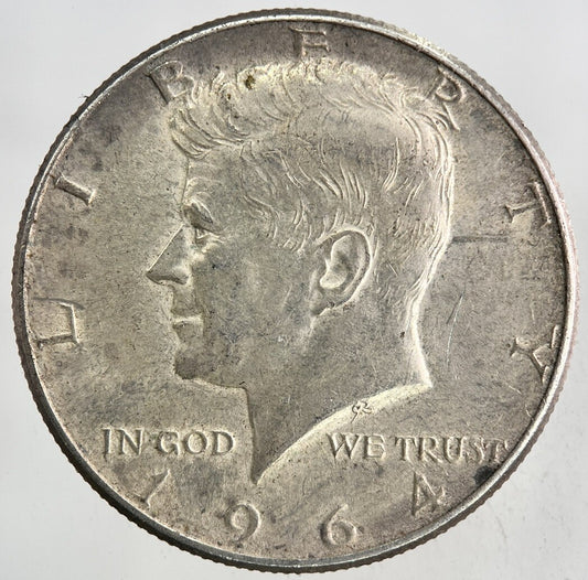 1964 US USA Kennedy Half Dollar Silver Coin | Very High Grade