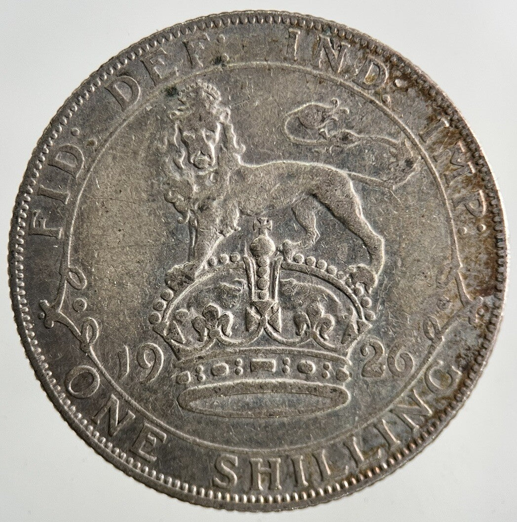 1926 George V Silver Shilling Coin | Fine Collectable Grade