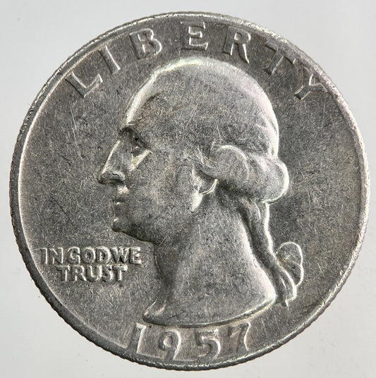 1957 US USA Quarter Dollar Silver Coin | Collectable Grade