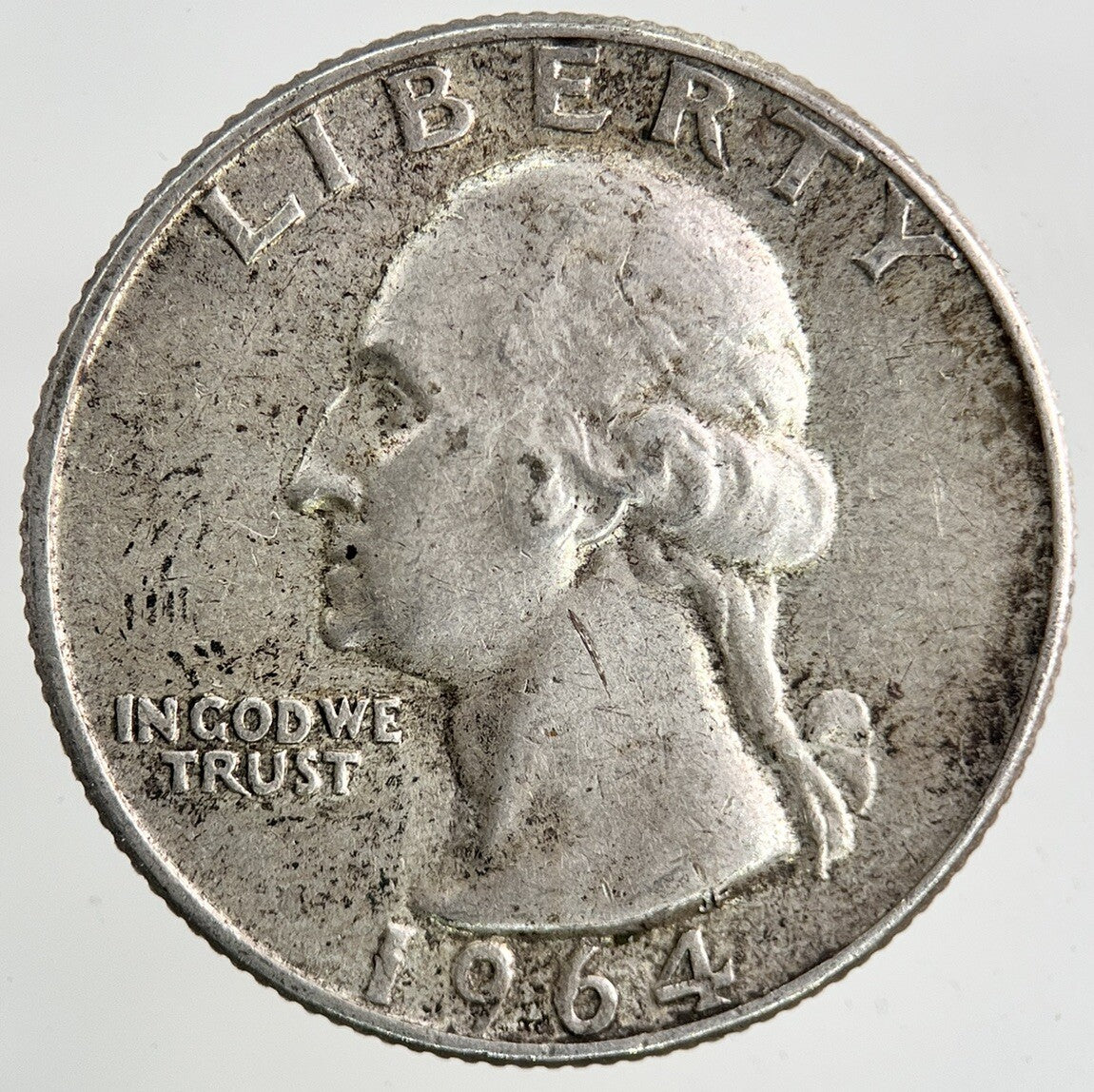 1964 US USA Quarter Dollar Silver Coin | Fine Collectable Grade