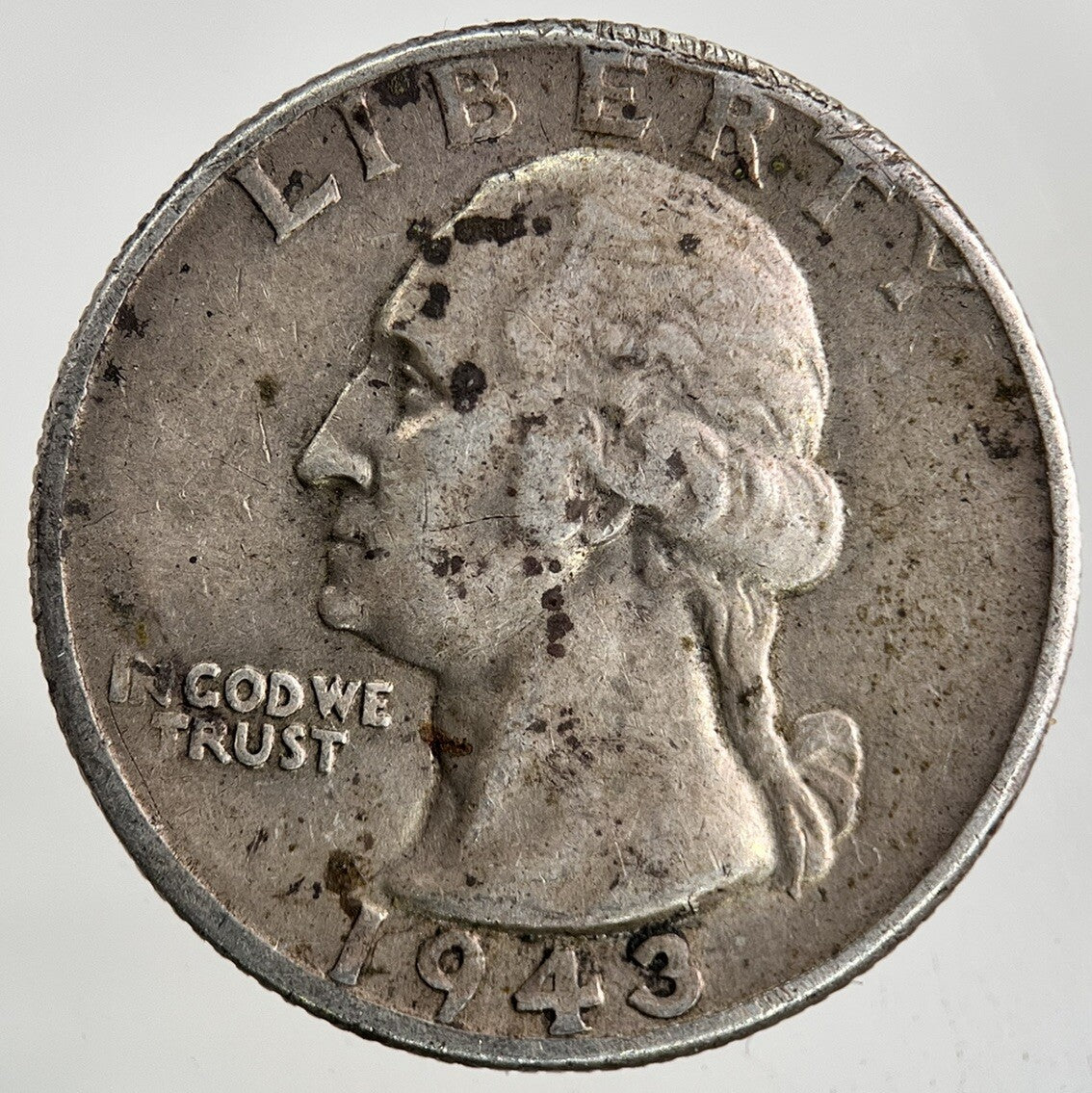 1943 US USA Quarter Dollar Silver Coin | Fine Collectable Grade