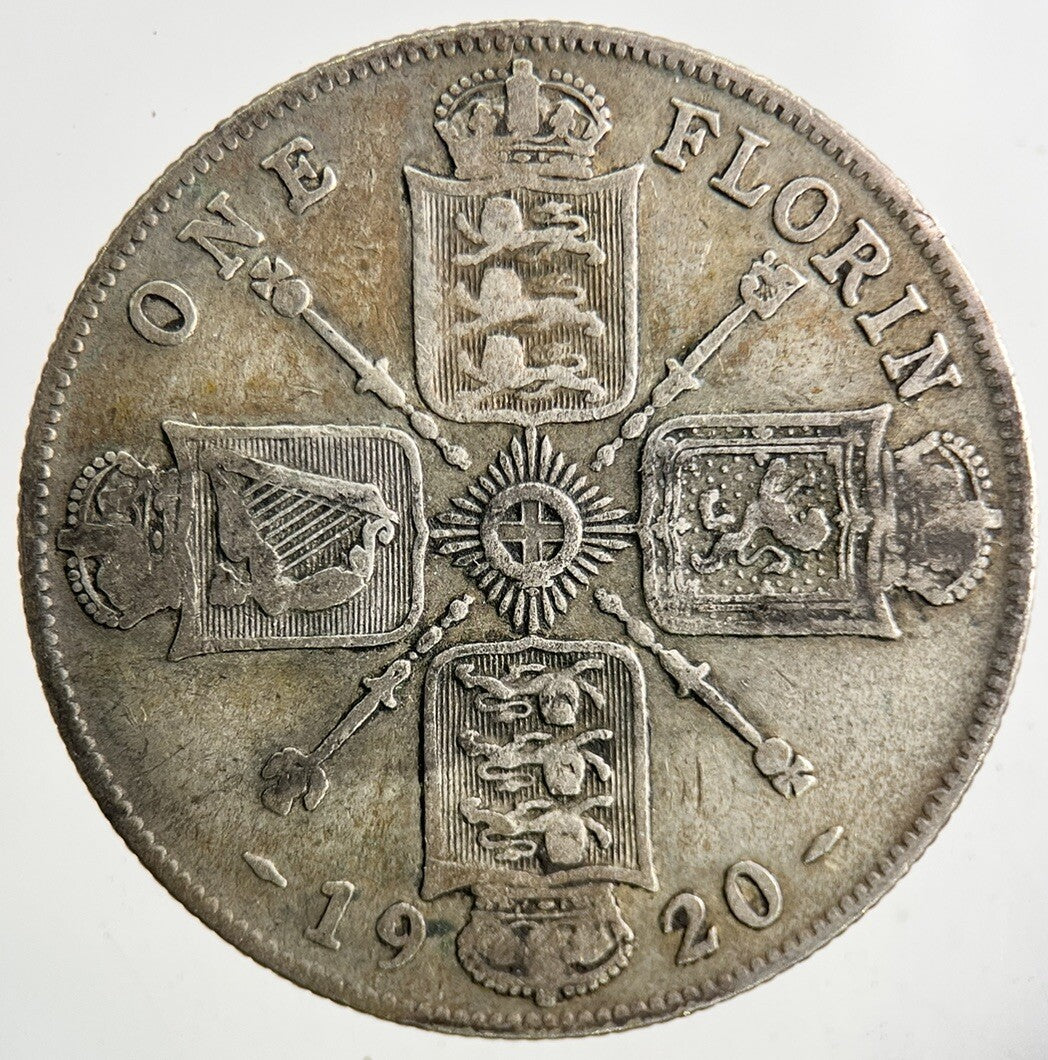 1920 George V Florin Silver Coin | Collectable Grade