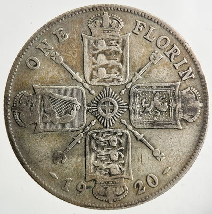 1920 George V Florin Silver Coin | Collectable Grade