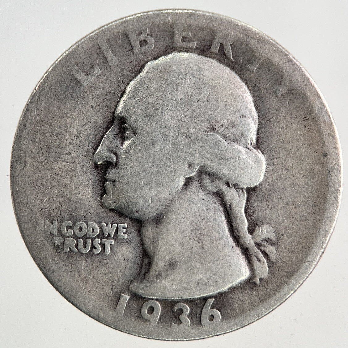 1936 US USA Quarter Dollar Silver Coin | Collectable Grade