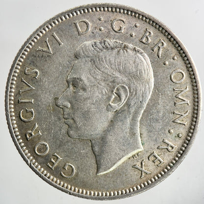 1942 George VI Florin Silver Coin | Very High Grade