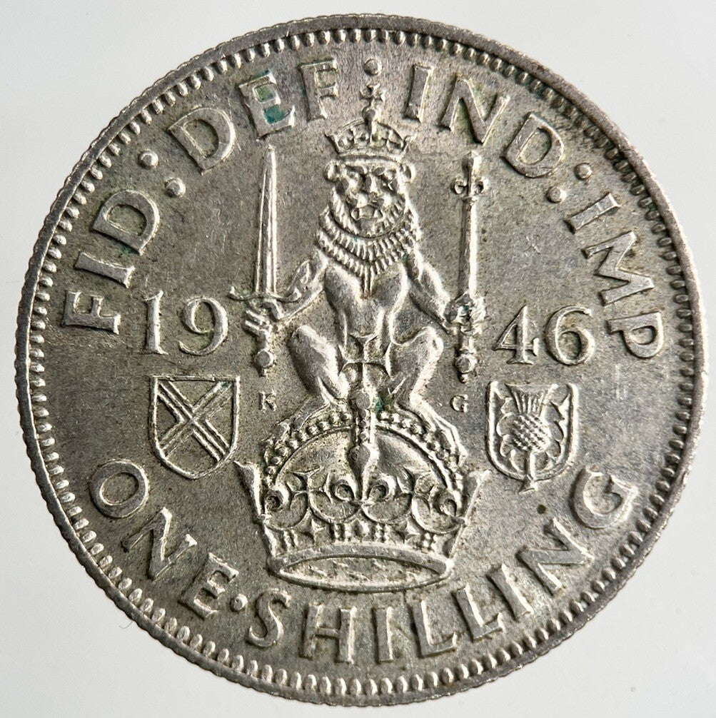 1946 George VI Silver Shilling Coin | Very High Grade