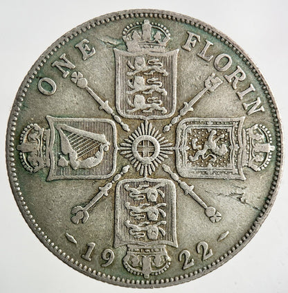 1922 George V Florin Silver Coin | Fine Collectable Grade