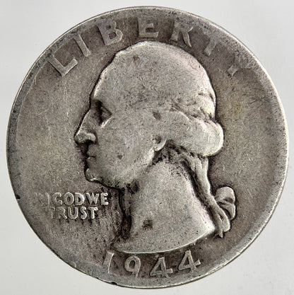 1944 US USA Quarter Dollar Silver Coin | Collectable Grade