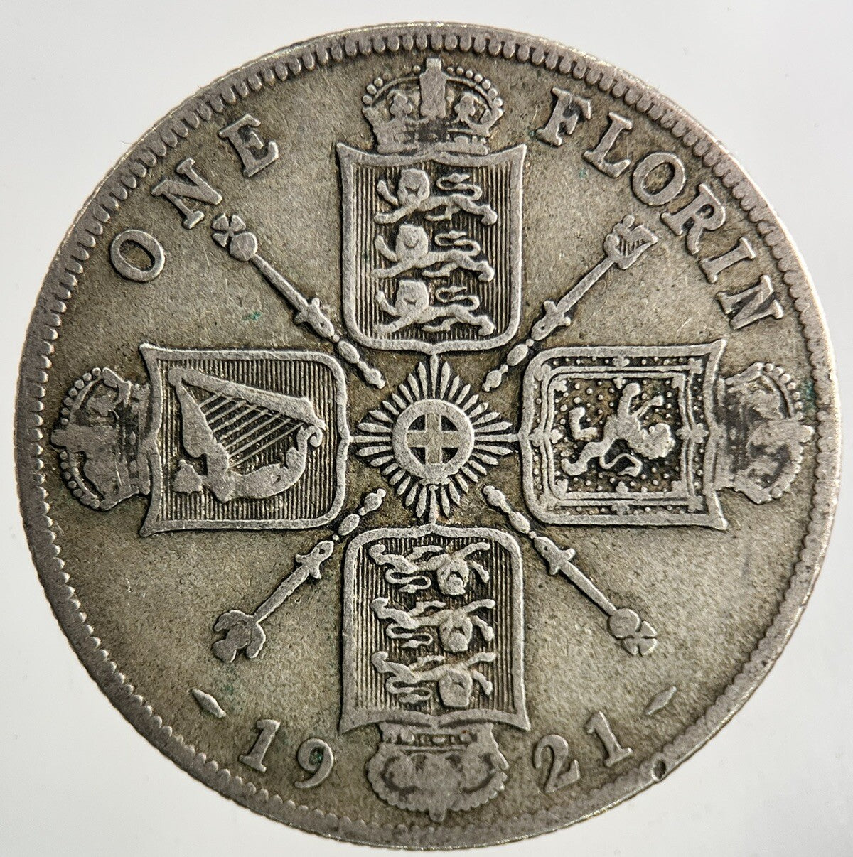 1921 George V Florin Silver Coin | Fine Collectable Grade