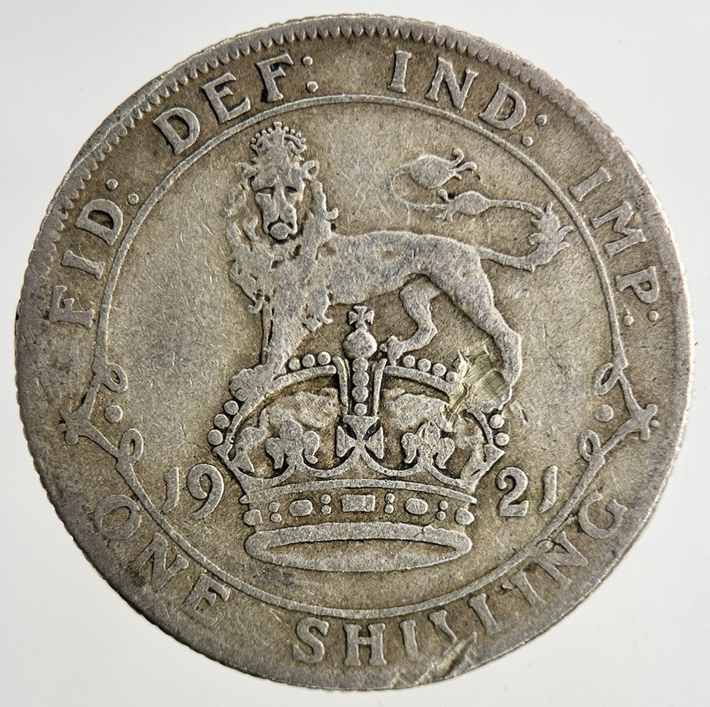 1921 George V Silver Shilling Coin | Collectable Grade