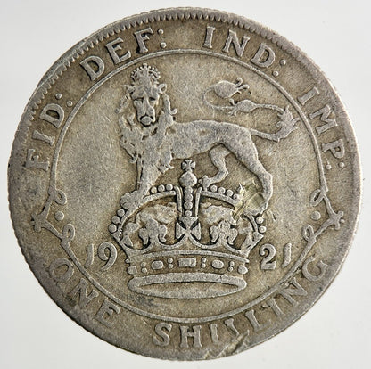 1921 George V Silver Shilling Coin | Collectable Grade