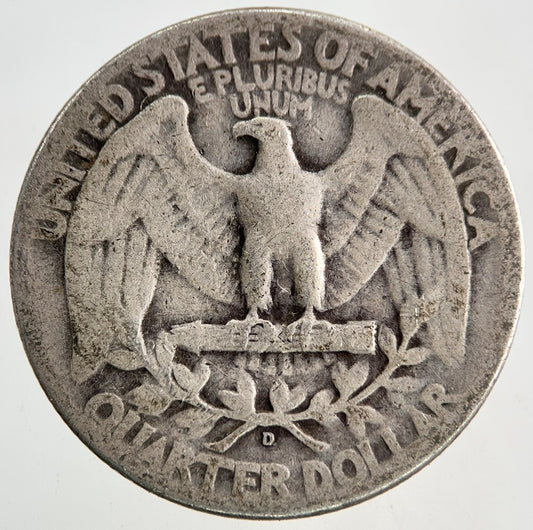 1945-D US USA Quarter Dollar Silver Coin | Collectable Grade