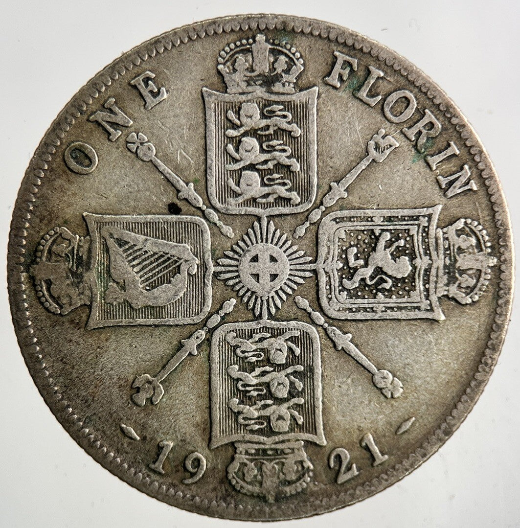 1921 George V Florin Silver Coin | Fine Collectable Grade