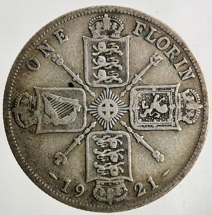 1921 George V Florin Silver Coin | Fine Collectable Grade