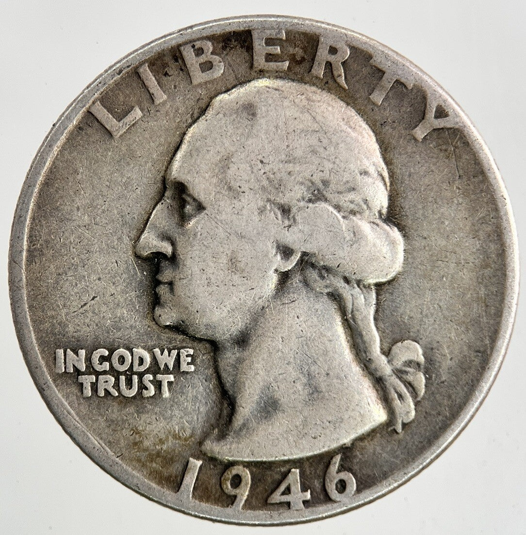 1946 US USA Quarter Dollar Silver Coin | Collectable Grade