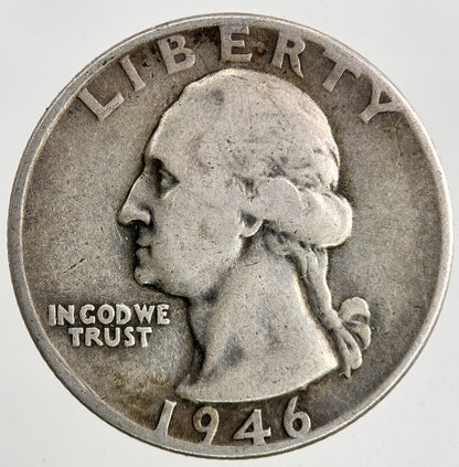 1946 US USA Quarter Dollar Silver Coin | Collectable Grade