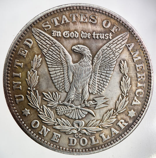 US USA Copper Plated Nude Dollar Coin | Collectable Grade