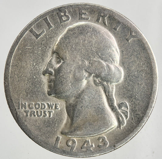 1943 US USA Quarter Dollar Silver Coin | Collectable Grade