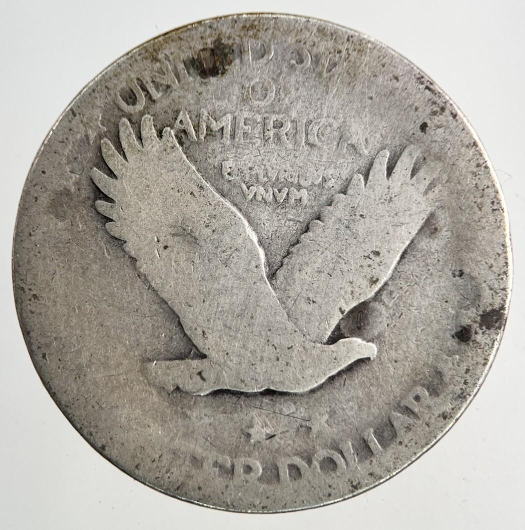 US USA Standing Liberty Quarter Silver Coin | Fair Grade