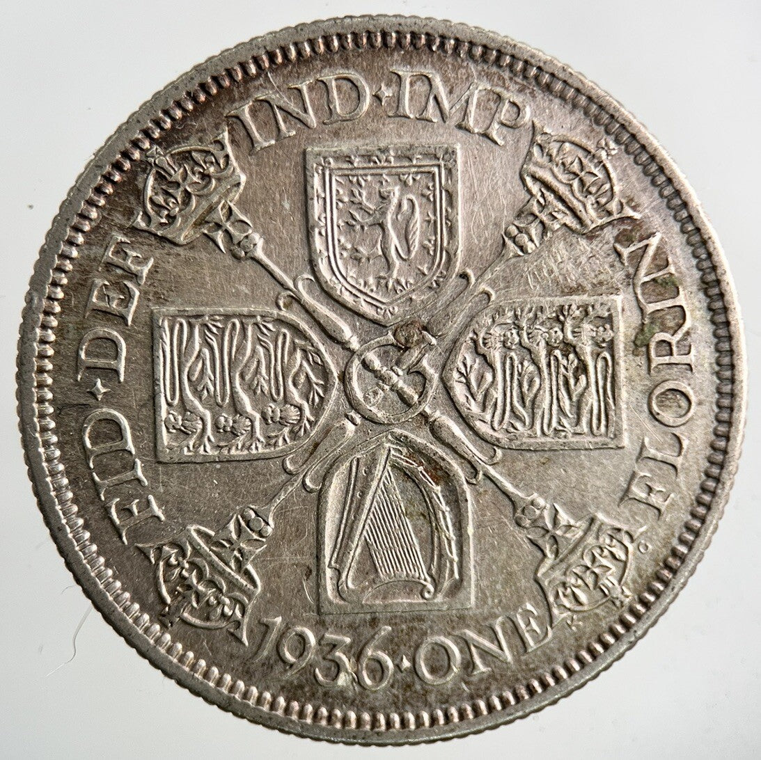 1936 George V Florin Silver Coin | Very High Grade