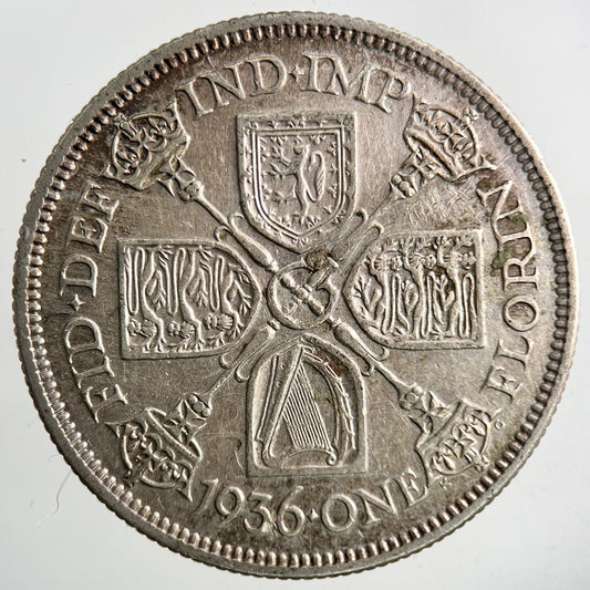 1936 George V Florin Silver Coin | Very High Grade