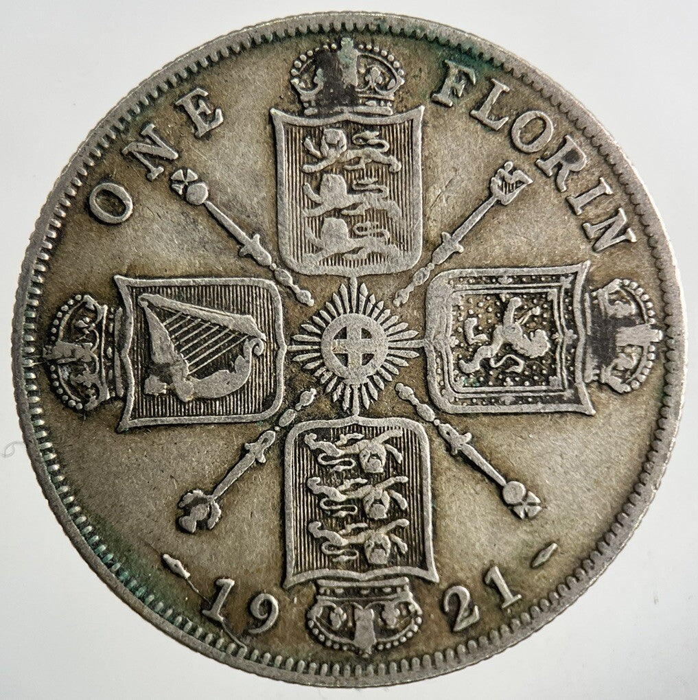 1921 George V Florin Silver Coin | Fine Collectable Grade
