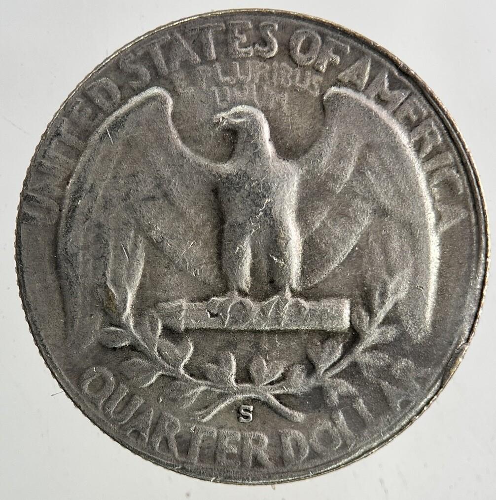 1945-S US USA Quarter Silver Coin | Fine Collectable Grade