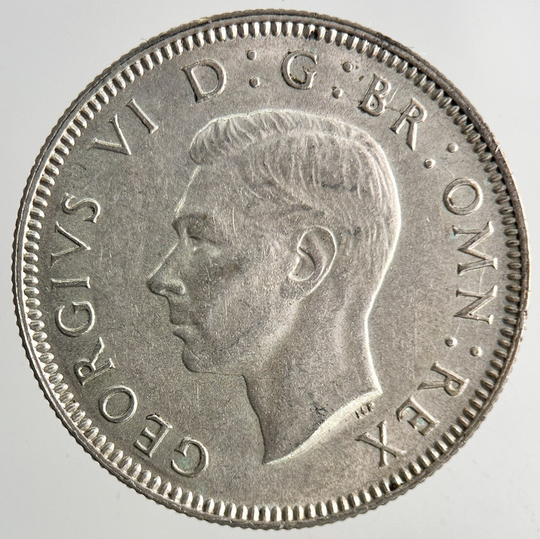 1942 George VI Silver Shilling Coin | Very High Grade