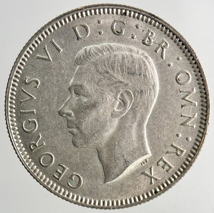 1942 George VI Silver Shilling Coin | Very High Grade
