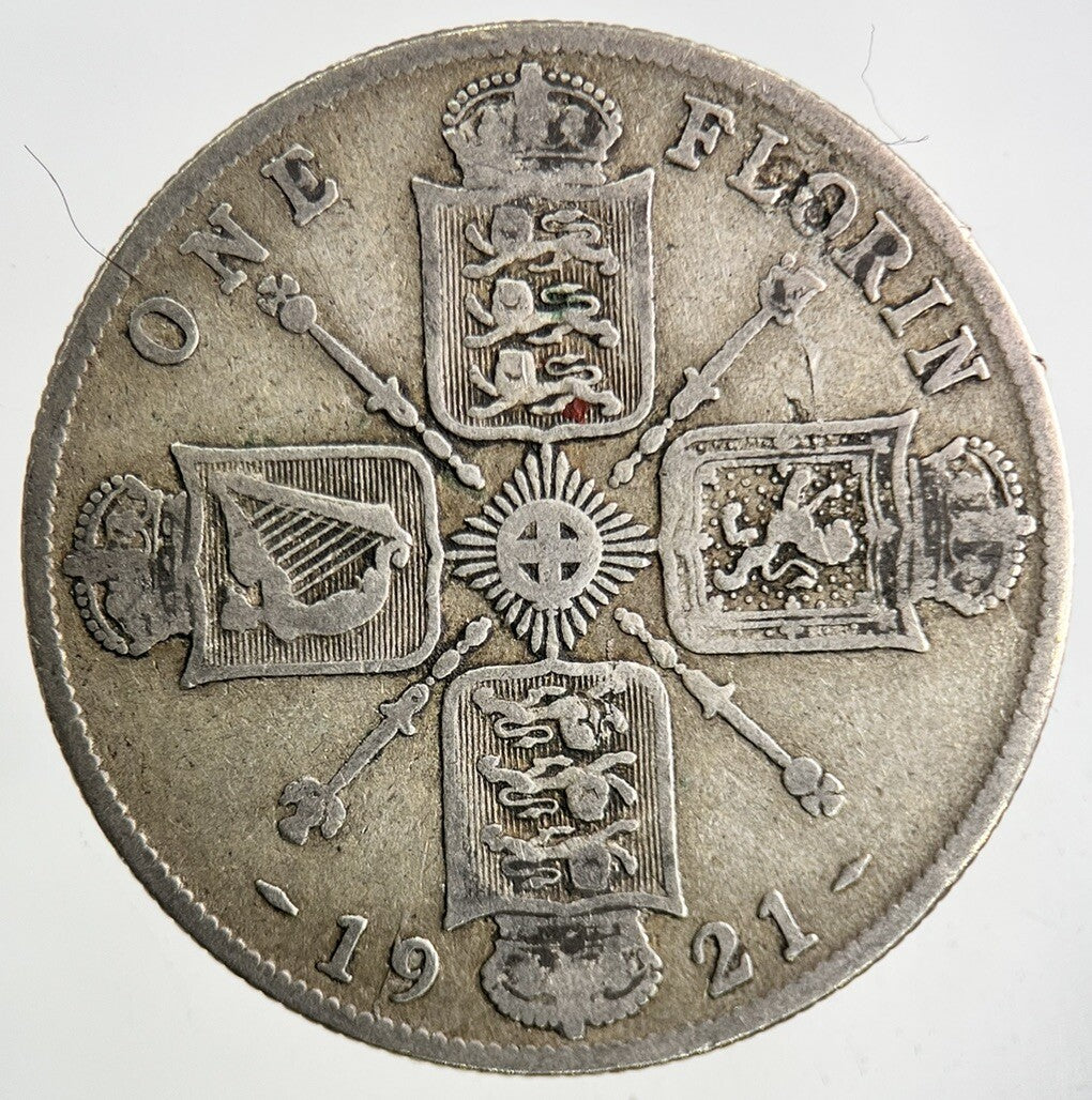 1921 George V Florin Silver Coin | Fine Collectable Grade