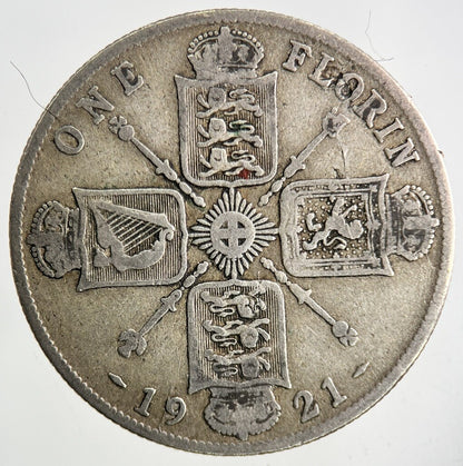 1921 George V Florin Silver Coin | Fine Collectable Grade