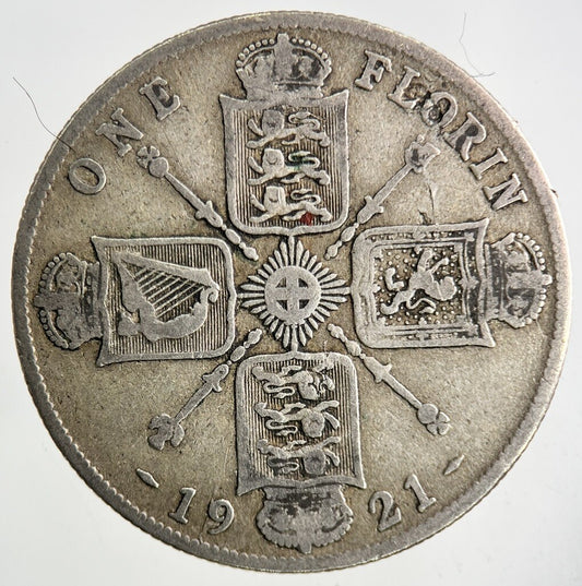 1921 George V Florin Silver Coin | Fine Collectable Grade