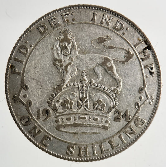 1924 George V Silver Shilling Coin | Collectable Grade