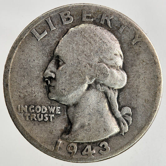 1943 US USA Quarter Dollar Silver Coin | Collectable Grade