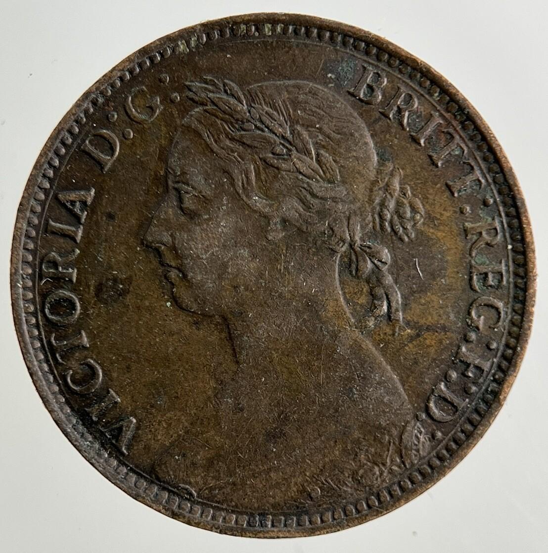 1891 Victoria Farthing Coin | Fine Collectable Grade