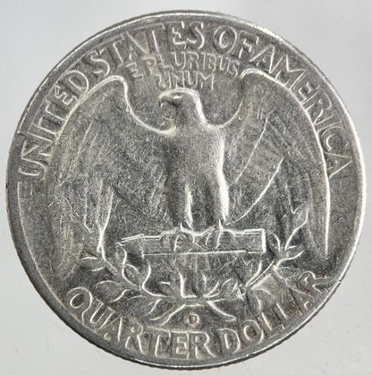 1963-D US USA Quarter Dollar Silver Coin | Fine Collectable Grade