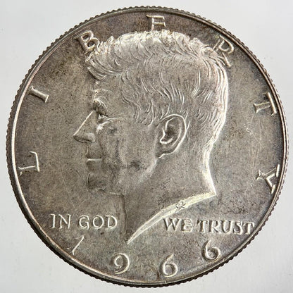 1966 US USA Kennedy Half Dollar Silver Coin | Very High Grade