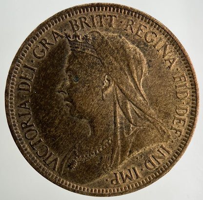 1901 Victoria Half-Penny Coin | Very High Grade