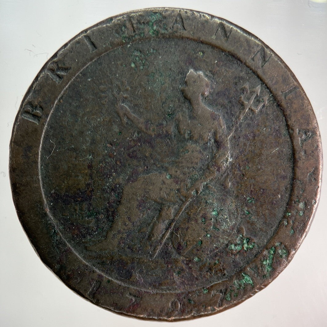 1797 George III 3rd Cartwheel One Penny Coin | Collectable Grade
