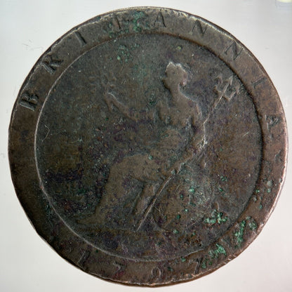 1797 George III 3rd Cartwheel One Penny Coin | Collectable Grade