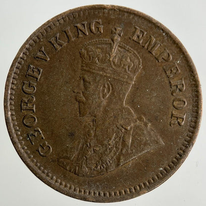 1927 India 1/2 Half Pice Coin | Fine Collectable Grade