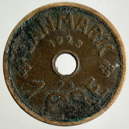 1928 Denmark 1 Ore Coin | Collectable Grade