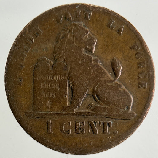 1862 Belgium 1 Centime Coin | Collectable Grade