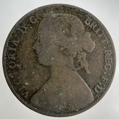 1861 Victoria One Penny Coin | Collectable Grade