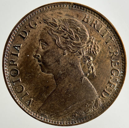 1886 Victoria Farthing Coin | Very High Grade