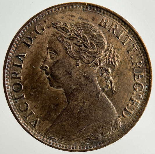 1886 Victoria Farthing Coin | Very High Grade