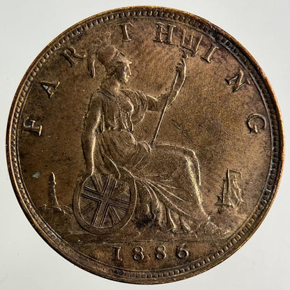1886 Victoria Farthing Coin | Very High Grade