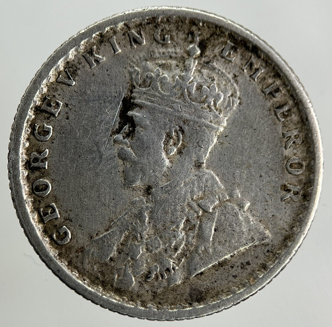 1919 India 1/4 Quarter Rupee Silver Coin | Very High Grade