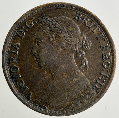 1891 Victoria Farthing Coin | Very High Grade